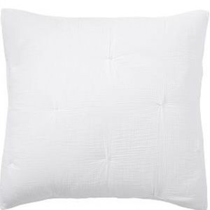 2 Pottery Barn Euro Quilted Shams